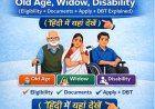 Pension Schemes — Old Age, Widow, Disability (Eligibility + Documents + Apply + DBT Explained)( हिंदी मैं यहाँ देखे)