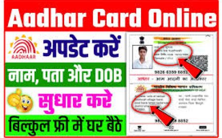 Aadhaar Update – Name, Address, Mobile, Email, Date of Birth ( हिंदी मैं यहाँ देखे )