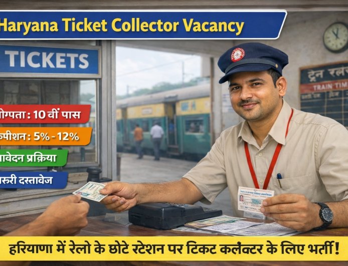 Haryana Railway Halt Agent Vacancy 2026