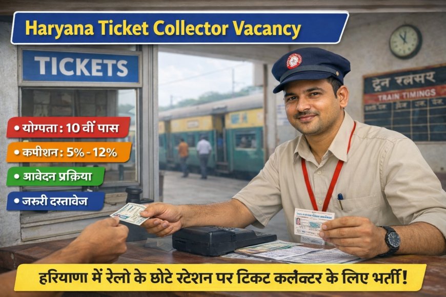 Haryana Railway Halt Agent Vacancy 2026